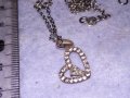 СКЪПОЦЕНЕН СРЕБЪРЕН ИТАЛИАНСКИ СЪРЦЕВИДЕН МЕДАЛЬОН със СРЕБЪРНА ВЕРИЖКА 925 СРЕБРО 28579, снимка 12