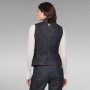 Нов G-Star Research by Aitor Throup GSRR HITO WAISTCOAT Color Rinsed Дамски Елек Размер М, снимка 4
