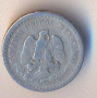 Мексико 10 сентавос 1919 година, сребро, снимка 2