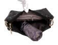 Дамска черна чанта от Еко кожа - Елегантен комплект чанти от 4 части, снимка 6