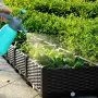 Модулна повдигната леха 120x40x22 см – За зеленчуци, билки и цветя, UV устойчива, кафява, снимка 4