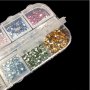 НОВО! Разноцветни кристали за маникюр 12 разцветки/3000 броя, снимка 6