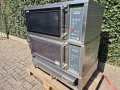 Двойна фурна Leventi Bakermat 220V 2016г, заедно с основа и маса., снимка 1