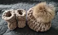Бебешка шапка и ботушки handmade, снимка 5