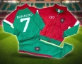 Детски футболен екип Португалия Роналдо анцуг Ronaldo горнище и долнище CR7 Portugal, снимка 1