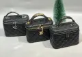 Chanel Луксозна Дамска Чанта Тип Куфар С Капитонирано Покритие И Вградено Огледало Код SK2238, снимка 3