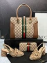 сандали на ток gucci , снимка 3