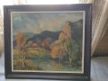 Маслена стара картина, снимка 2