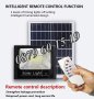 LED Соларен прожектор 200W с отделен панел/Соларна лампа 200W с панел, снимка 3