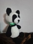 Ръчно изработена играчка - Панда, снимка 2