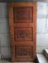 3 дърворезби ръчна изработка на антикварна дървена входна врата крило, снимка 4