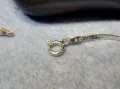 НЕЖНА ЛЕНТОВИДНА МАРКОВА СРЕБЪРНА ГРИВНА СРЕБРО 925 K. C ITALY с БЯЛА ПОЗЛАТА 20965, снимка 12