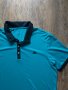 adidas 3-Stripes Heathered Polo Shirt - страхотна мъжка тениска ХЛ, снимка 1 - Тениски - 40883978