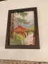 Ушит и рамкиран гоблен Воденичката, снимка 1