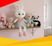Плюшено зайче 45 см меко зайче за гушкане, снимка 4