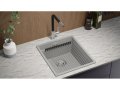Кухненска Мивка от гранит модел Прага 45 Премиум 410 x 470 мм - сива, снимка 4