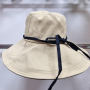 Красива дамска шапка с панделка в модерни нежни цветове (001) - 4 варианта, снимка 6