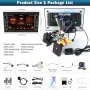 Нов Opel 2DIN Car Radio с WiFi, GPS и 1080P камера за паркиране GPS 7” дисплей, снимка 7
