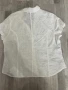 бяла риза с къс ръкав, снимка 3