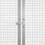vidaXL Клетка за пилета сива 200x91x100 см поцинкована стомана, снимка 4