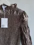 & Other Stories луксозна бронзова рокля, снимка 4