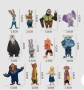 Лот 12 броя фигурки Зоотрополис подходящи за торта Zootropolis, снимка 5