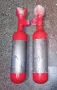 Продавам - 2 броя малки метални бутилки от СССР - 1,2 L - 1,68 кг tara - 200 BAR - работно налягане , снимка 3