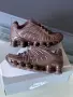 Nike Shox Дамски Кафеви Маратонки👟Дамски Спортни Обувки В Кафяв Цвят Найк Шокс Код E165, снимка 3