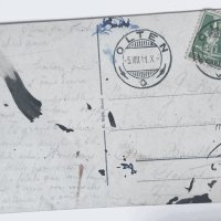 Черно-бяла картичка Олтен, Швейцария 1911, снимка 2 - Филателия - 44326229