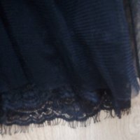 Елегантна черна рокля, размер S-M, снимка 3 - Рокли - 42182795