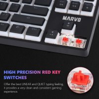 Клавиатура Геймърска USB Marvo KG946 Черна Rainbow Подсветка Anti-Ghosting  , снимка 3 - Клавиатури и мишки - 40796039