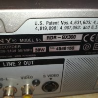 SONY RDR-GX300 DVD RECORDER 1102221200, снимка 18 - Плейъри, домашно кино, прожектори - 35751241