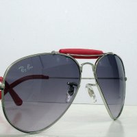 Слънчеви очила Ray-Ban AVIATOR CRAFT RB3422Q- silver/red, снимка 5 - Слънчеви и диоптрични очила - 41024742