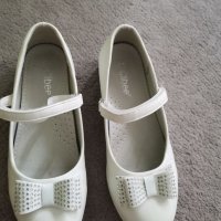 Clibee Бели официални обувки, номер 35 момиче, снимка 3 - Детски обувки - 41568475