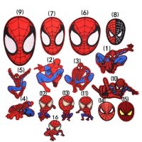 Спайдърмен Spiderman емблема апликация за дреха дрехи самозалепваща се, снимка 2 - Други - 41713114