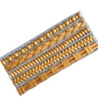 Перли плетка плетеница въже въжета силиконов молд форма фондан декор украса, снимка 3 - Форми - 41717748