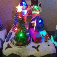 Коледни LED светещи сцени с 8 Коледни мелодии на MAGIC VILLAGЕ., снимка 14 - Декорация за дома - 42599090