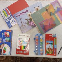 Детски материали за рисуване - 6 лв., снимка 1 - Ученически пособия, канцеларски материали - 42411629