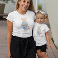 Тениска Ralph Lauren Polo Bear принт Дамски и детски, снимка 4 - Тениски - 32144573