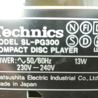 Technics SL. PG 300.  CD  плейър, снимка 7 - CD дискове - 44822522