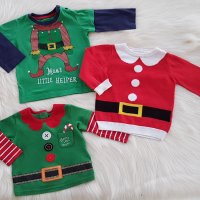 Коледни пуловери за бебе 3-6-9 месеца, снимка 7 - Бебешки блузки - 34623947