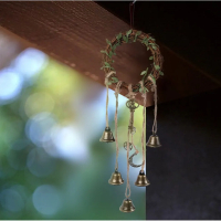 Домашен декор Венец Ръчно изработени магически камбани за позитивност и богатство, снимка 5 - Декорация за дома - 44763928