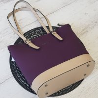 Дамска чанта Cressberry в лилав цвят, снимка 3 - Чанти - 35795917