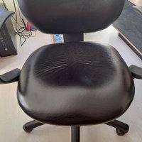 Офис стол - естествена кожа, снимка 2 - Столове за офис - 42562671