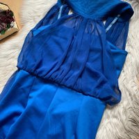 Турско синя рокля, снимка 3 - Рокли - 40647251