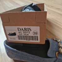 DARIS дамски обувки номер 38,5 нови, естествен велур, снимка 3 - Дамски ежедневни обувки - 42718577