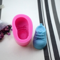 3D Буйка бебешка обувка маратонка обувки буйки силиконов молд форма калъп фондан гипс шоколад свещ , снимка 2 - Форми - 36063923