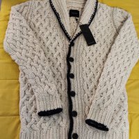 Samsøe Samsøe men knitted sweater size S – мъжка плетена жилетка в стил Hank Cardigan, снимка 1 - Пуловери - 44482973