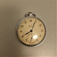 Часовник джобен Молния автентичен работещ, снимка 6 - Антикварни и старинни предмети - 35741046