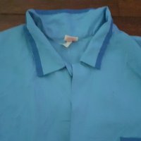 пижама мъжка лятна ретро, качеството от соца, нова, завод Родина, цвят светло син, снимка 4 - Бельо - 41764351